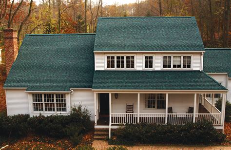 green metal roof house colors|hunter green roof color scheme.